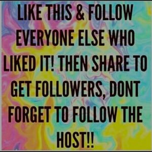 Follow for follow to get more followers!